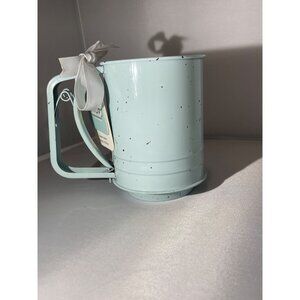 Flour Sifter Robin Mint Green Stainless Steel New with Tags!